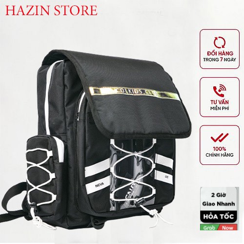 BALO đi học thời trang ULZZANG BASIC đi học Đen và Đỏ THỜI TRANG HAZI STORE