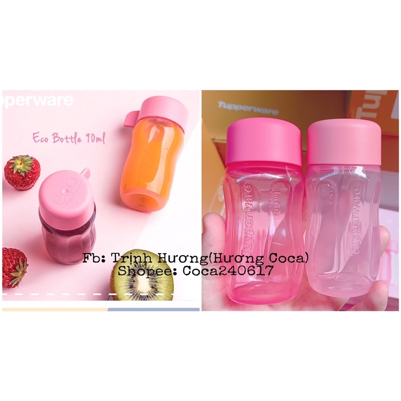 Bình Eco Bottle  90ml Tupperware Nhựa Nguyên Sinh