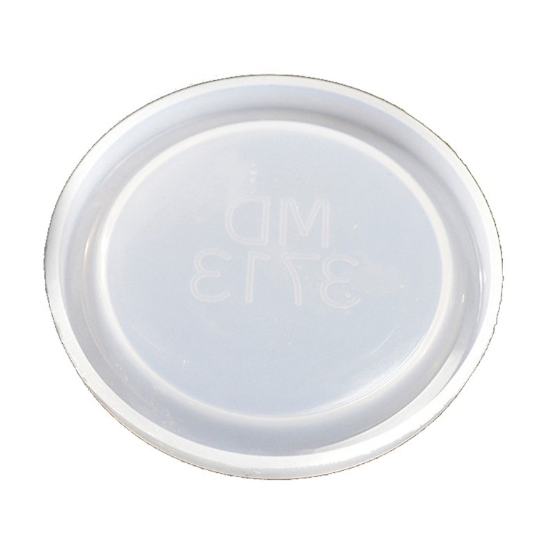 Khuôn đúc resin epoxy hình đĩa tròn/lục giác làm khay trang sức và đế nến chất liệu silicone