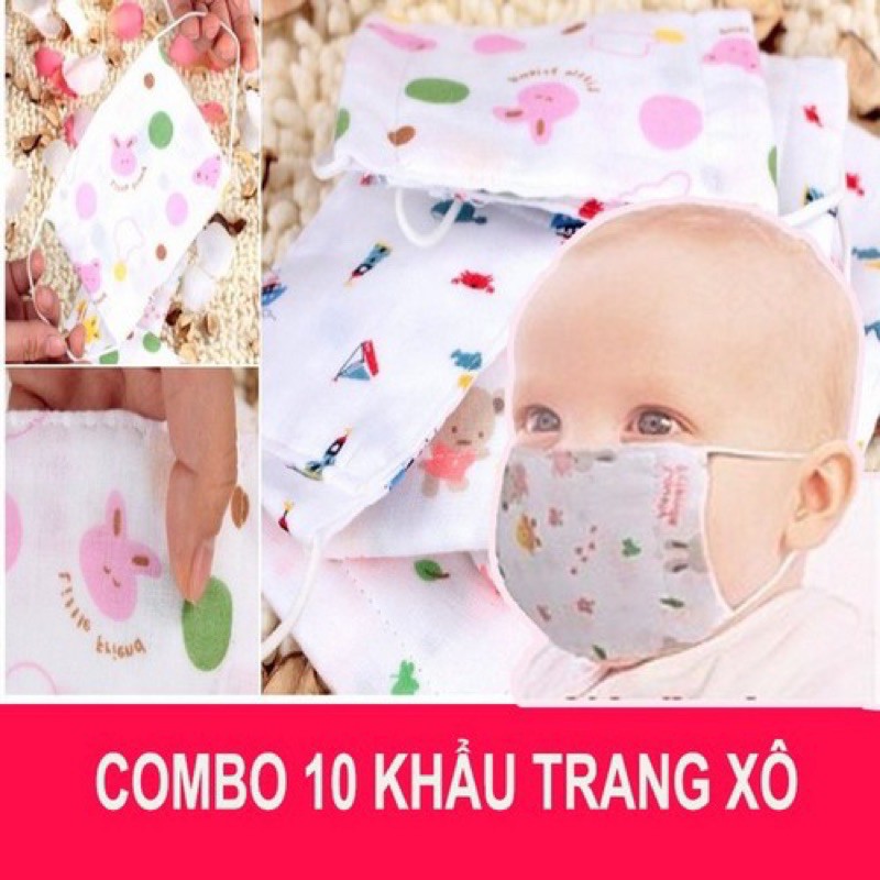 KHẨU TRANG Xô Nhật Cho Bé