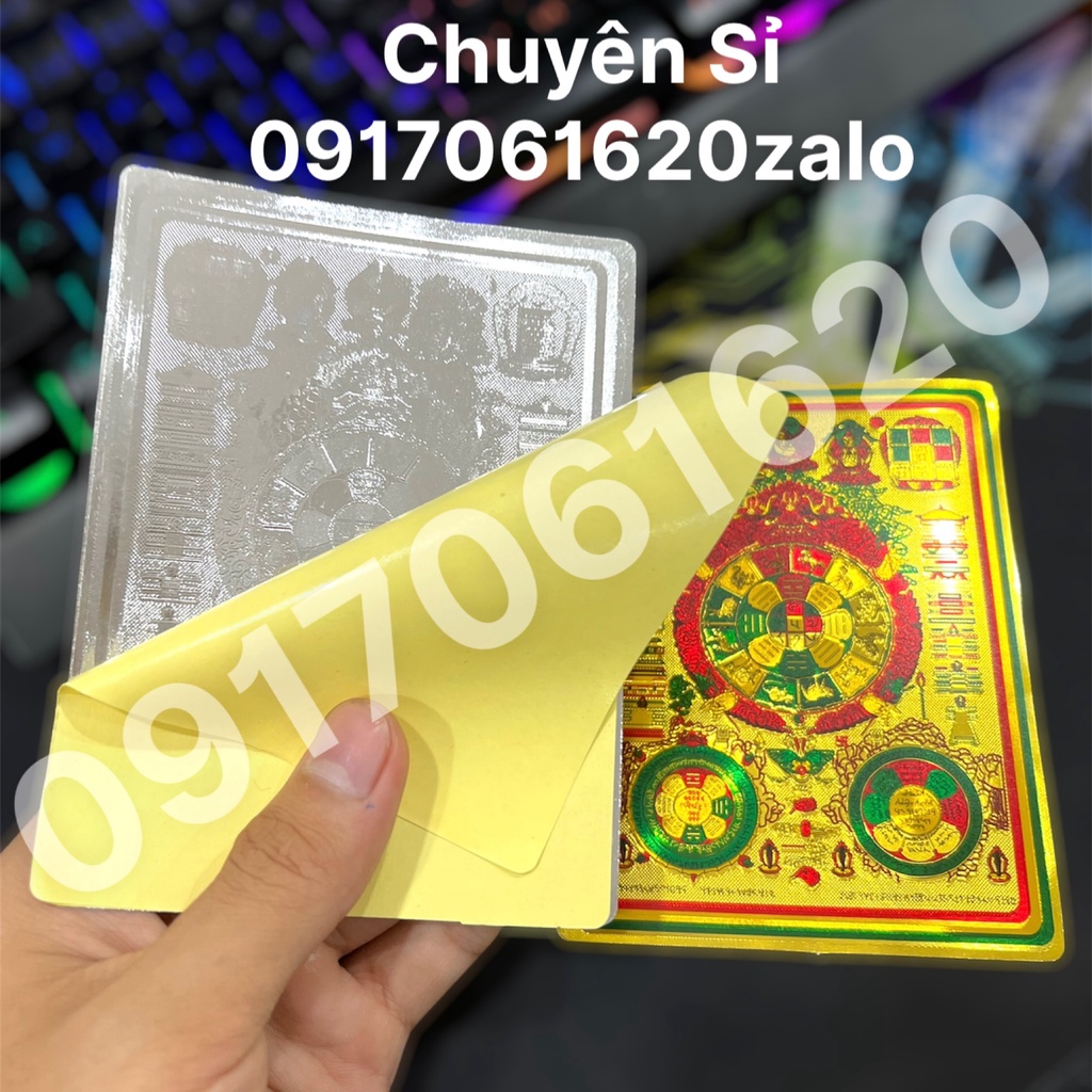 Sỉ Miếng dán Decal Văn Thù Cửu Cung Bát Quái Liên Hoa Sinh Đại sư