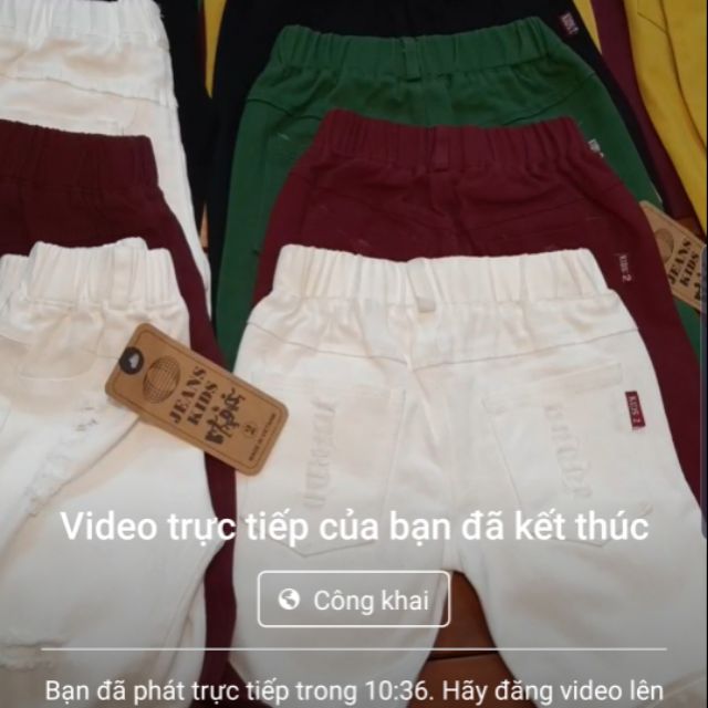 Quần kaki cho bé