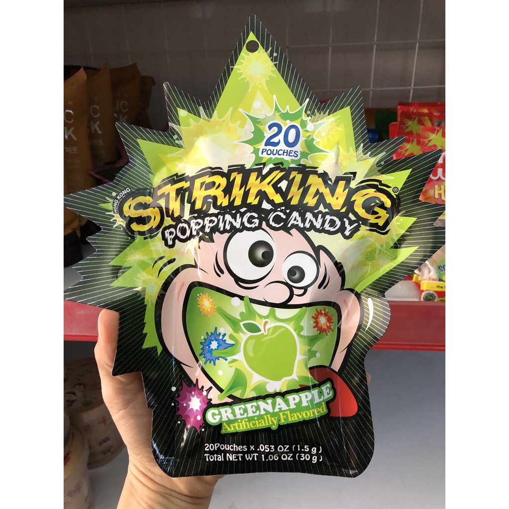 Kẹo nổ Striking Hồng Kong siêu hot