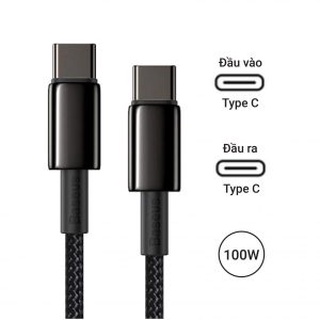 Cáp sạc nhanh 100W Baseus Cafule Metal Data Cable Type C to Type C (100W)
