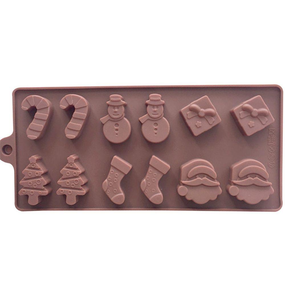 LET Khuôn Silicone Làm Đá Hình Ông Già Noel