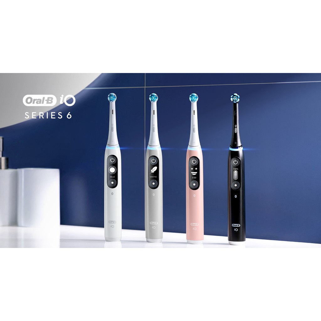 Bàn chải điện Oral-B iO Series 6 Rechargeable Toothbrush, Gray [Hàng Đức]