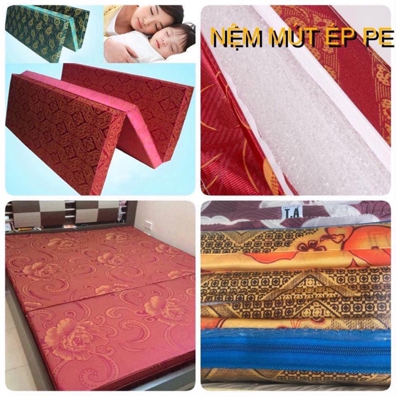 Nệm PE Gấp 3 cho bé Kích Thước 1mx2mx3cm.
