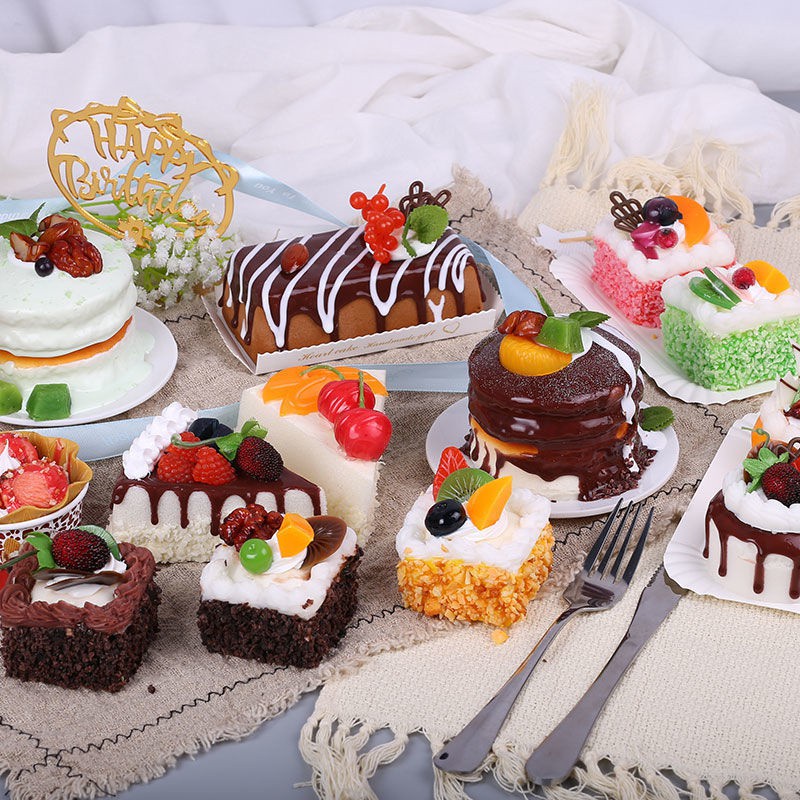 Mô hình bánh kem trang trí đẹp mắt làm đạo cụ chụp ảnh