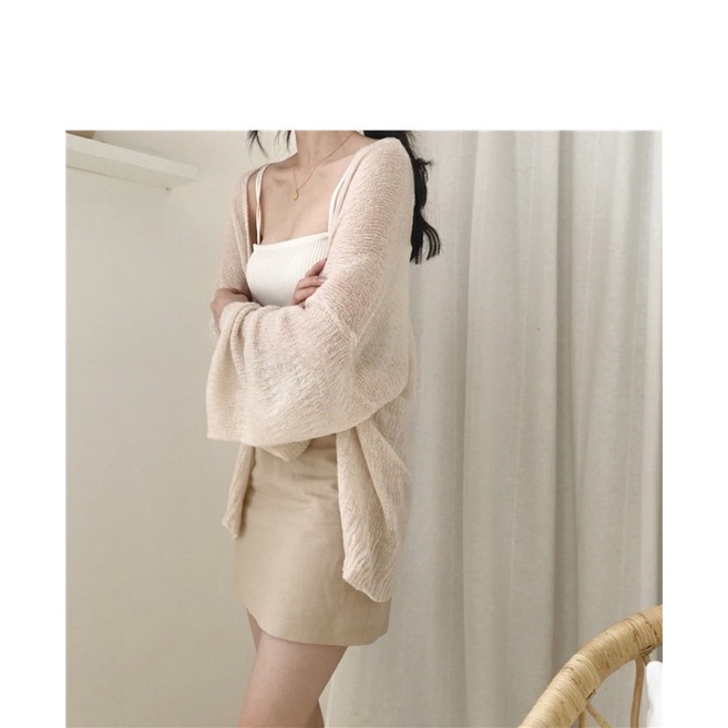 Áo khoác cardigan len mỏng CK206