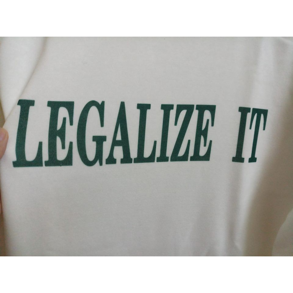 Áo hoodie nỉ dày in chữ Legalize it V Jimin BTS