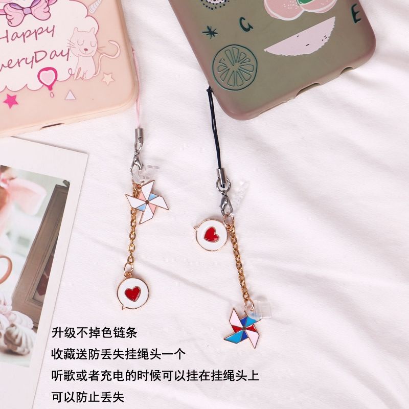 Mobile Nút Bịt Chống Bụi Cho Cổng Sạc Điện Thoại Hình Cối Xay Gió Dễ Thương