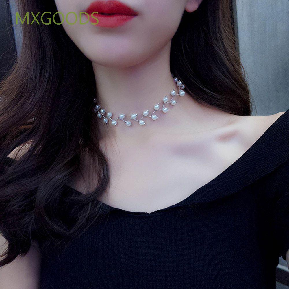 Vòng cổ chuỗi hạt ngọc trai nhân tạo sang trọng thời trang cho nữ