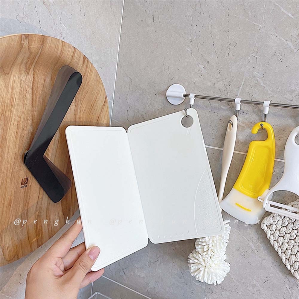 Thớt Cắt Thức Ăn Bằng Nhựa Dày Dặn Đa Năng Có Thể Gấp Gọn Tiện Dụng Mang Theo Du Lịch / Dã Ngoại