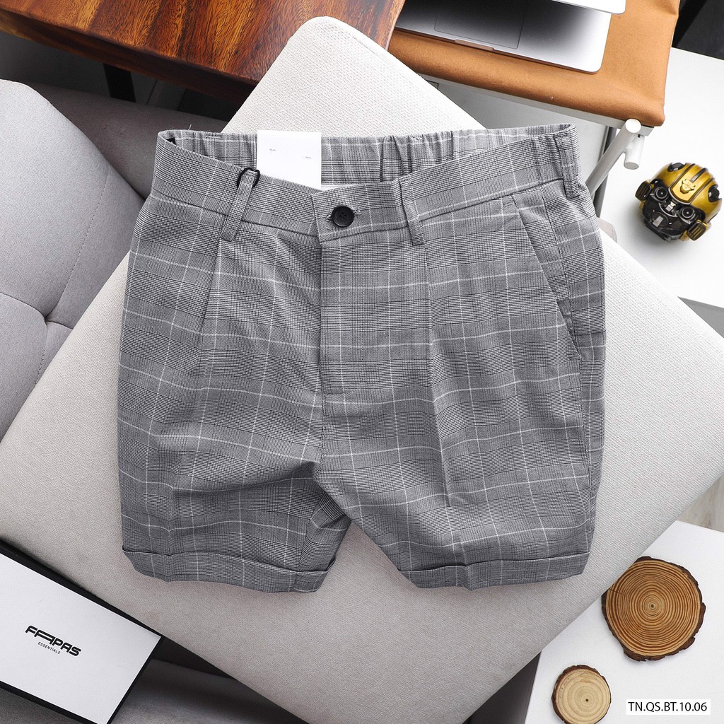 Quần Short Tây Âu Kẻ Sọc BENTINO, hàng chất liệu cao cấp 4 Màu trẻ trung sang trọng xuất xịn chính hãng