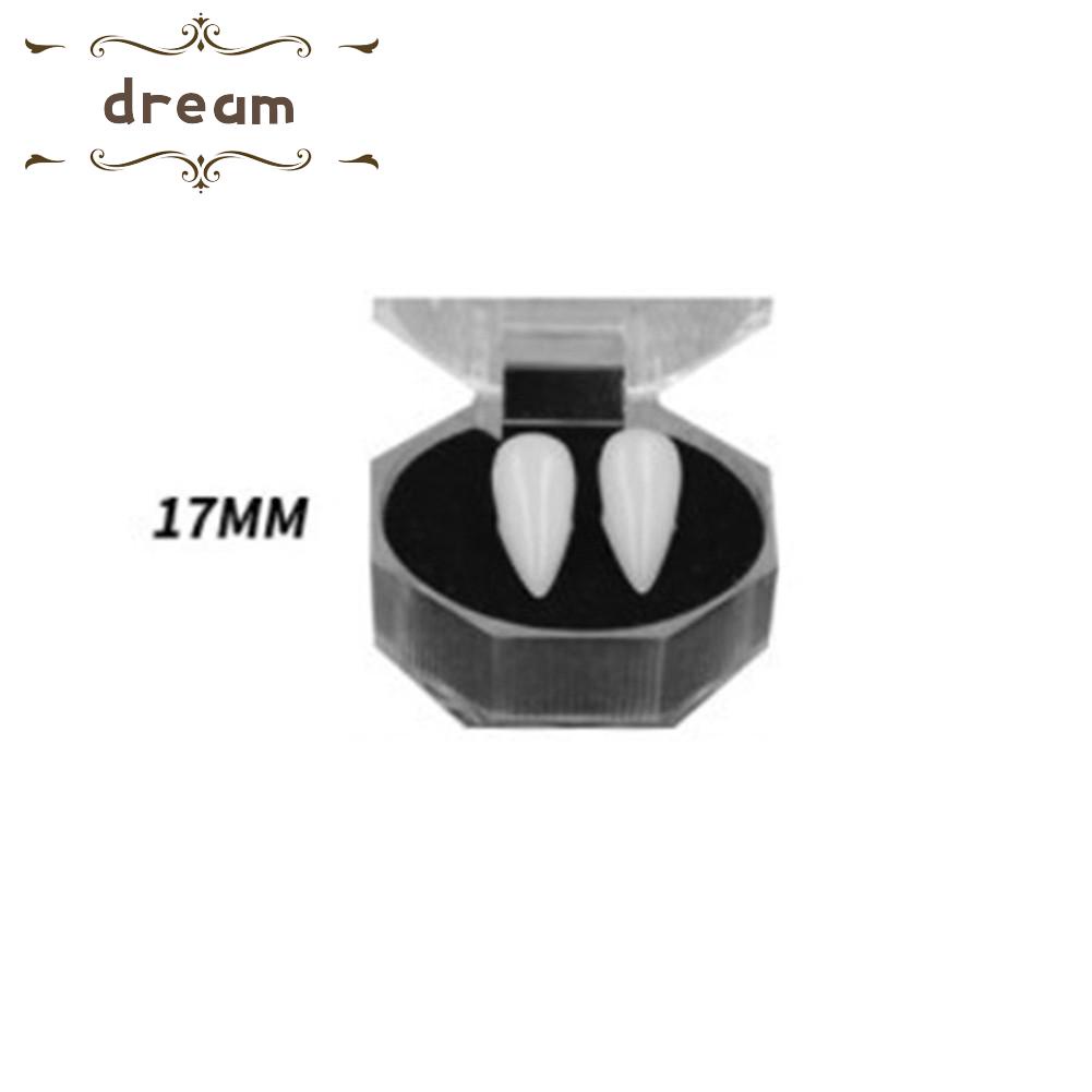 【DREAMLIFE】Bloodcurdling Vampire Werewolves Fangs Fake Dentures Teeth Costume Halloween Fad Quality Assurance Buy with confidence