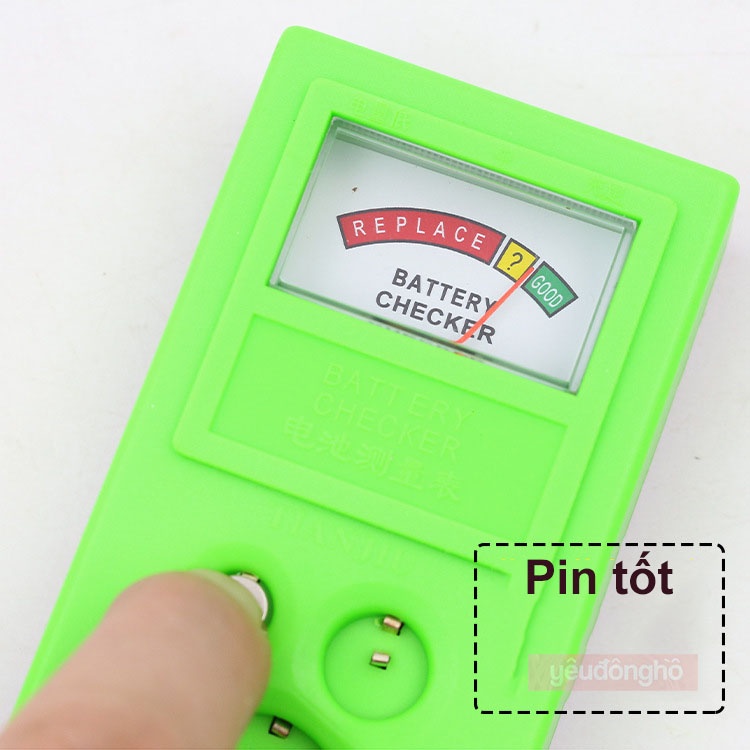 Máy đo pin đồng hồ kiểm tra hầu hết các pin 1,5v và 3v