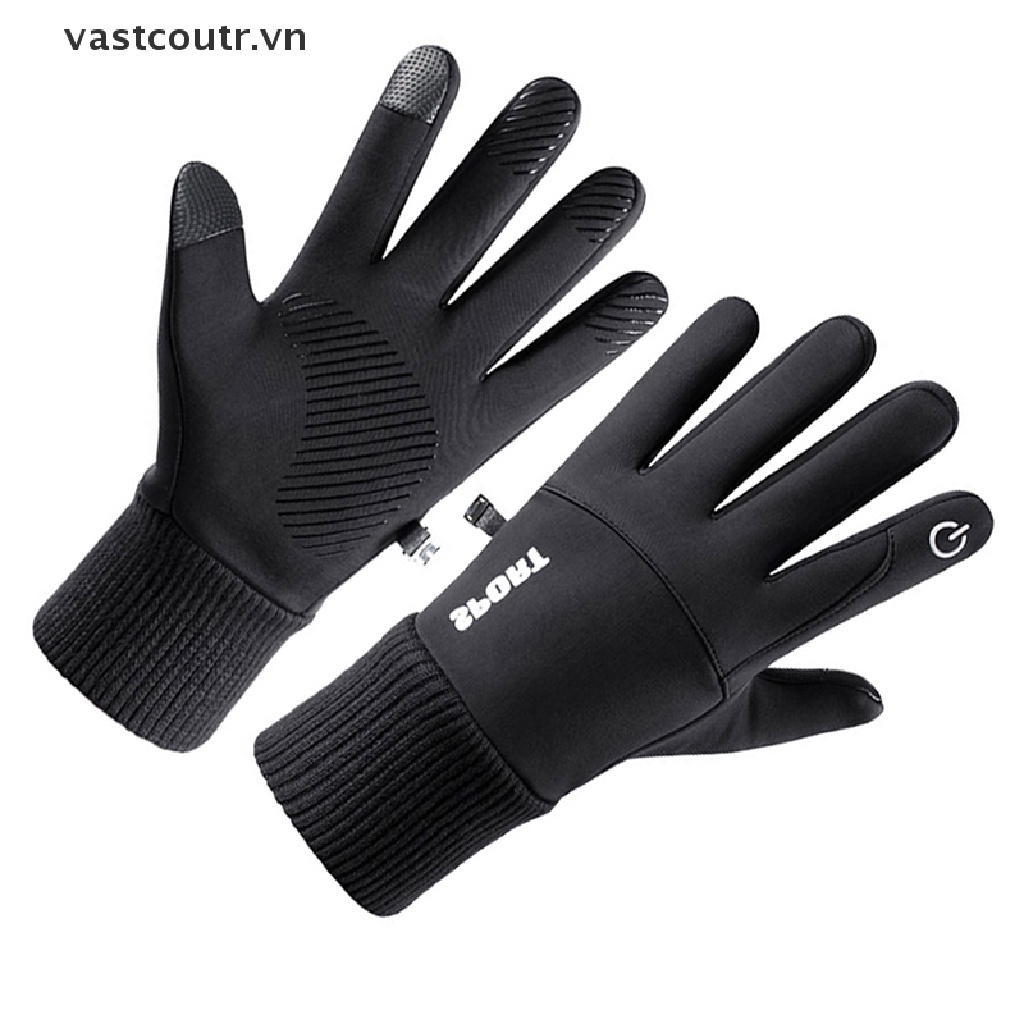 Găng Tay Thể Thao Chống Trượt Có Thể Chạm Màn Hình Cảm Ứng Thời Trang Mùa Đông Cho Nam
