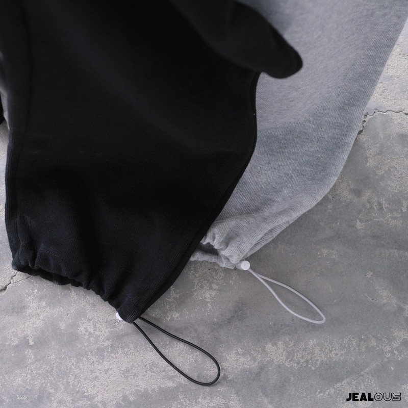Quần jogger vải, quần dài nỉ cạp chun có dây rút gấu 5532
