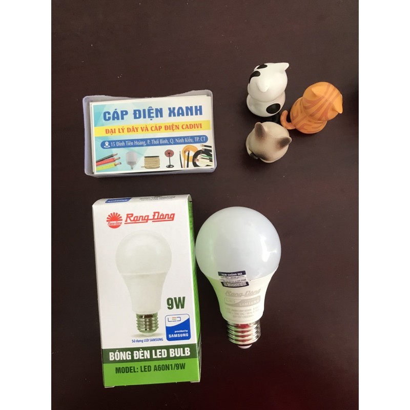 (Giá Sốc) Bóng Đèn Led Bulb Tròn Rạng Đông 3W - 5W - 7W - 9W - 12W - 15W Trắng/Vàng Bảo Hành 1 Đổi 1