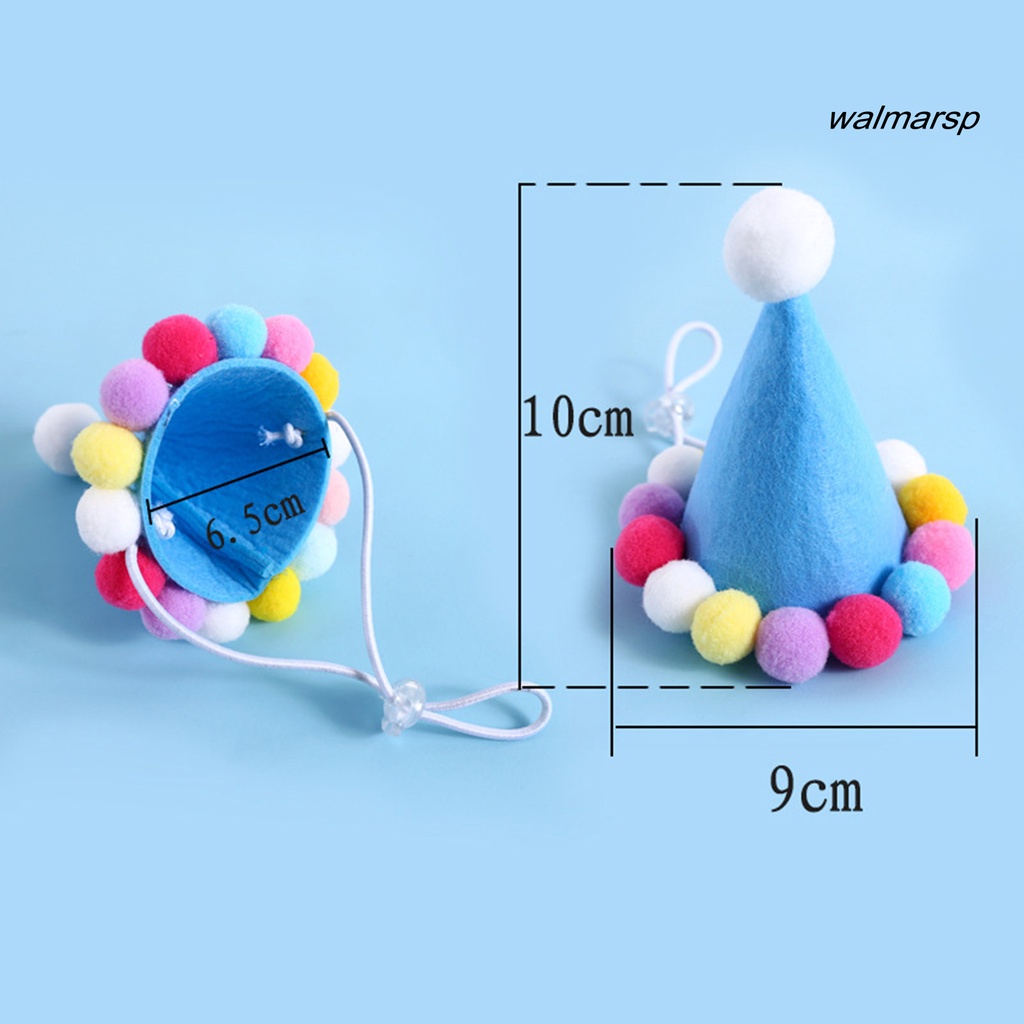 Nón Đội Nhiều Màu Sắc Dễ Thương Có Thể Điều Chỉnh Cho Thú Cưng