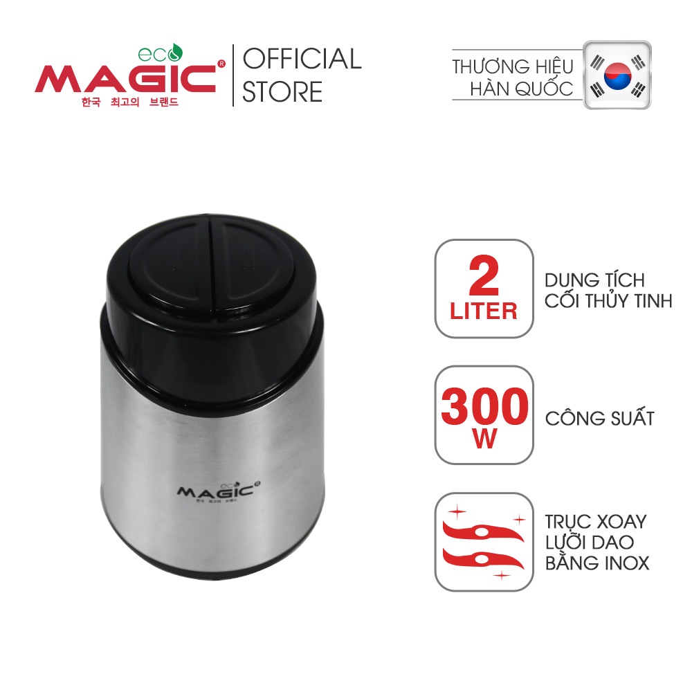 [Mã ELHA22 giảm 5% đơn 300K] Máy xay thịt thực phẩm đa năng mini Magic AC-15, dung tích 2L