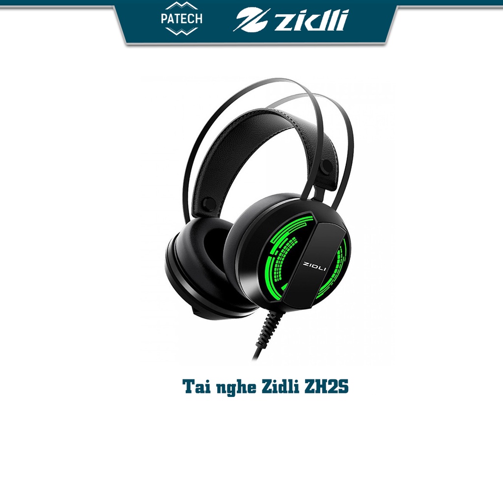 ˂PATECH˃ Tai nghe Gaming ZIDLI ZH2S ( 3.5mm,LED 7 màu) - Hàng Chính Hãng