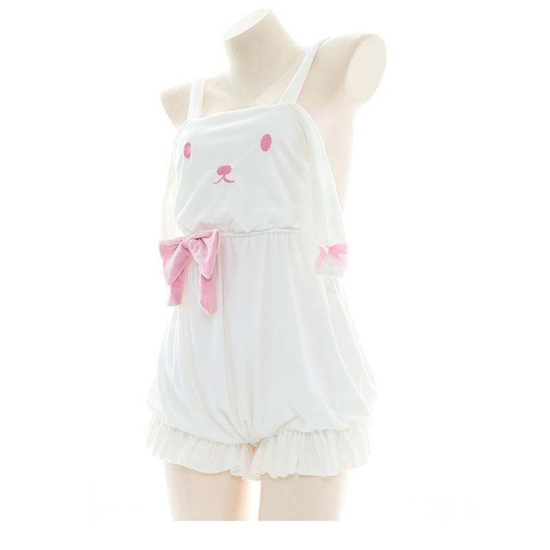 Bộ Đồ Hóa Trang Thỏ Bunny Dây Chéo Quyến Rũ Dành Cho Nữ