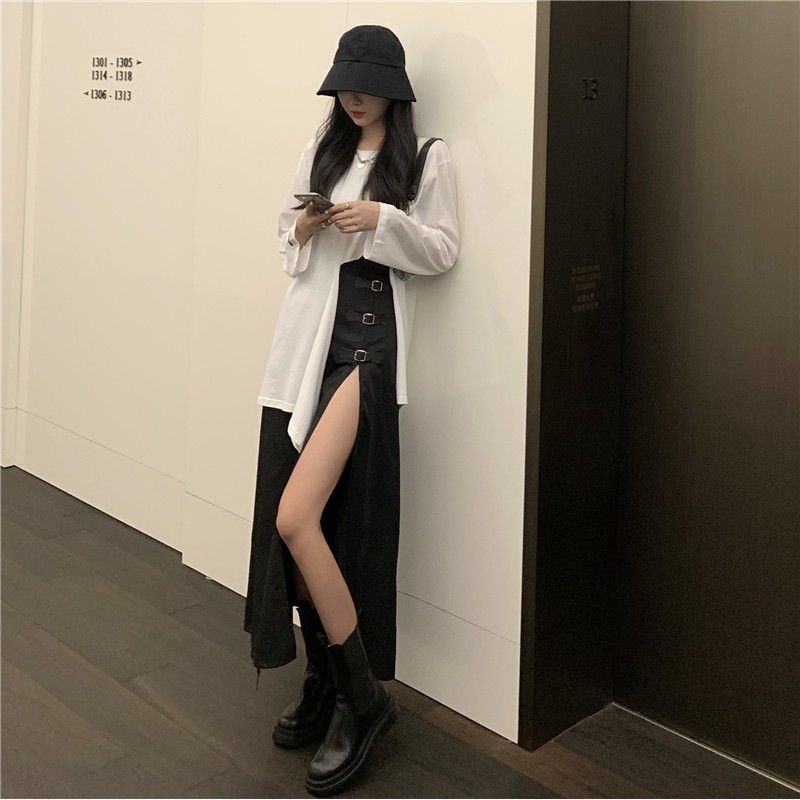 Ulzzang ( 얼짱) - CHÂN VÁY DÀI XẺ TÀ THỜI TRANG NỮ | BigBuy360 - bigbuy360.vn
