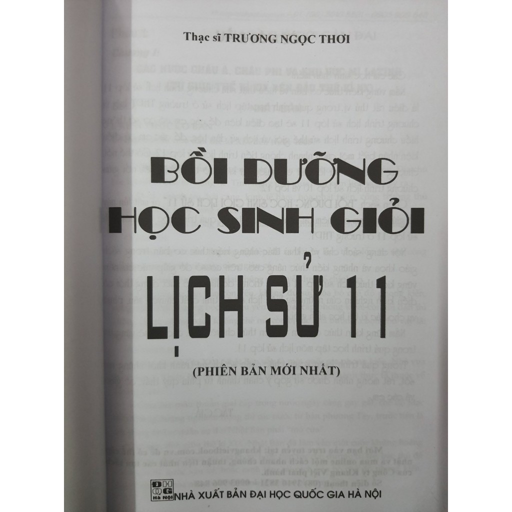 Sách - Bồi dưỡng học sinh giỏi Lịch Sử 11