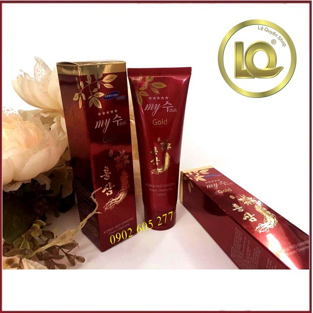 [Hàng chính hãng] Sữa rửa mặt Hồng sâm đỏ My Gold Hàn Quốc