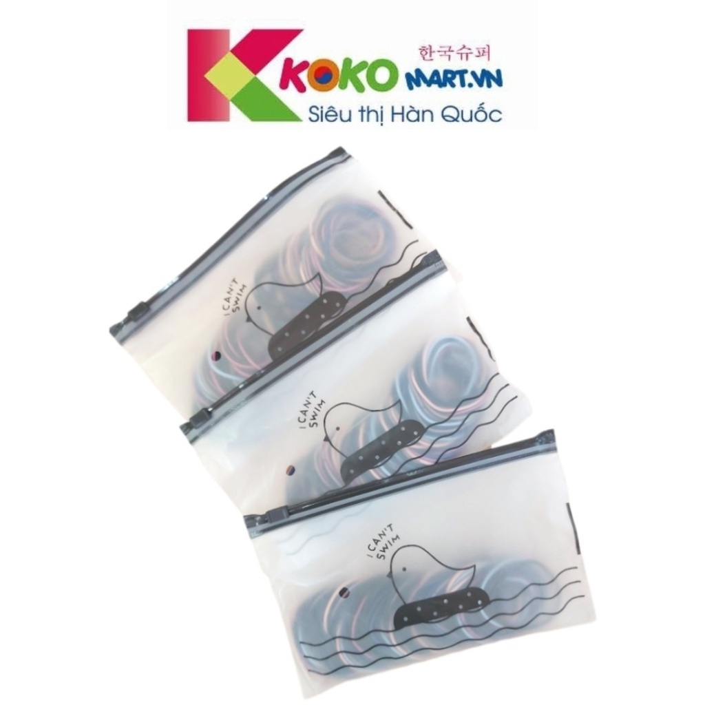 Túi chun buộc tóc 100 dây màu ngẫu nhiên