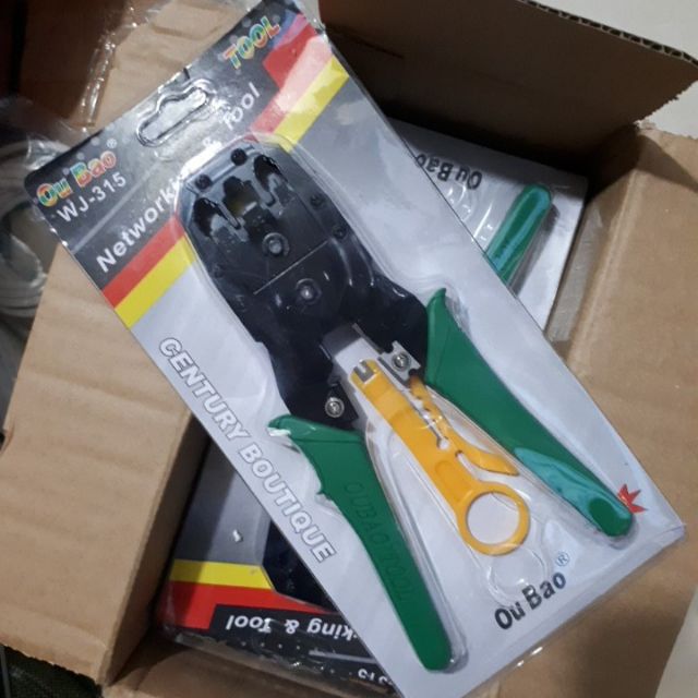 Combo 10 kìm bấm mạng xanh WJ-315