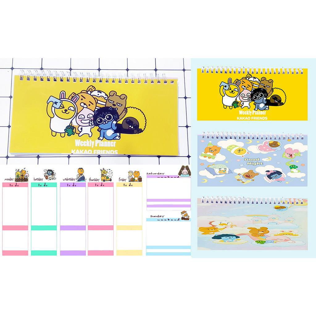 Sổ kế hoạch tuần bé đào kero CCS WPI22 hoạt hình Weekly Planner 52 trang thần tượng idol