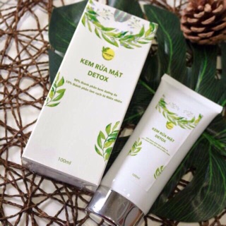 KEM RỬA MẶT DETOX [KHÔNG xút, KHÔNG chất tạo bọt]