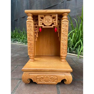 Bàn thờ thần tài ông địa gỗ Gõ Đỏ