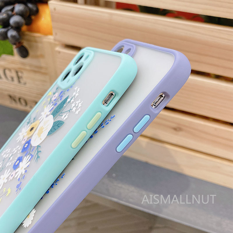 iPhone Case Casing Flowers Grass Anti-fall Is Suitable For iPhone 6 7 8 6plus 7plus 8 8plus X XS XR XSMAX iPhone11 11Pro 11Promax iPhone12 Case AISMALLNUT