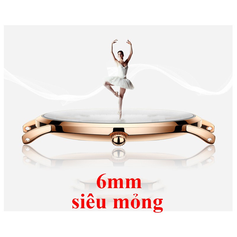 [HÀNG CHÍNH HÃNG] Đồng Hồ Nam Crnaira Japan C3079 Siêu Mỏng Dây Thép Lụa Cao Cấp