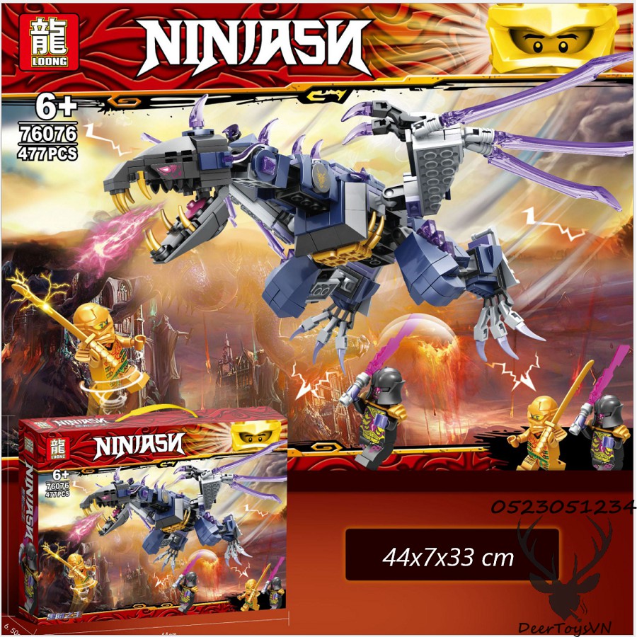Bộ Đồ Chơi Xếp Hình Lego Ninja Rồng Cho Bé ninjago, Lego Dragon