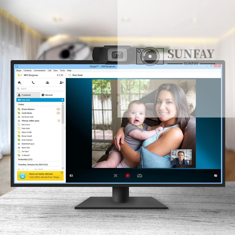 Webcam Hxsj S70 Hd 5 Megapixel Hỗ Trợ 720p 1080 | BigBuy360 - bigbuy360.vn