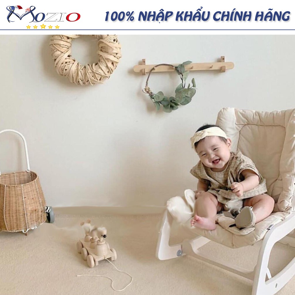 Ghế rung và bập bênh gỗ Pier đa năng cho bé ROCKING CHAIR 2020