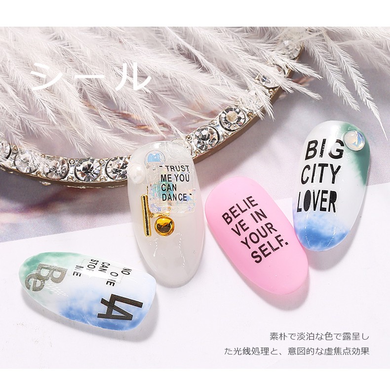 Nail Sticker Chữ Tình Yêu LOVE - Dán Móng Tay 3D Tuyệt Đẹp