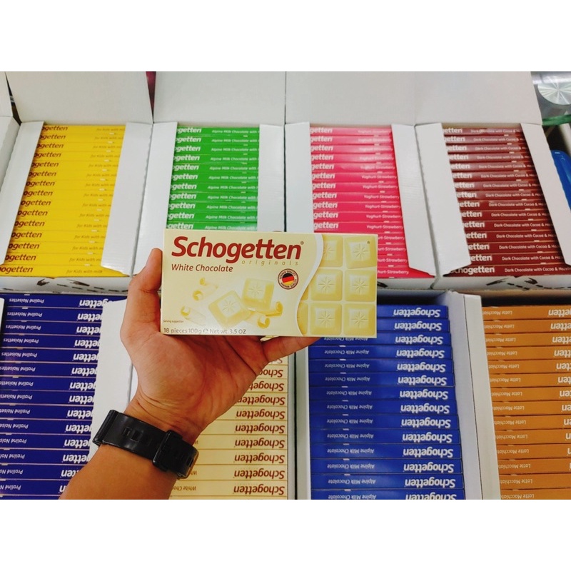T6/2024 Socola Schogetten thanh của Đức, 100g