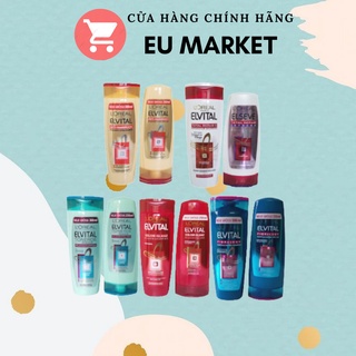 Cặp dầu gội, dầu xả Loreal Elseve, phục hồi tóc khô sơ, hư tổn nội địa Châu Âu, Eumarket