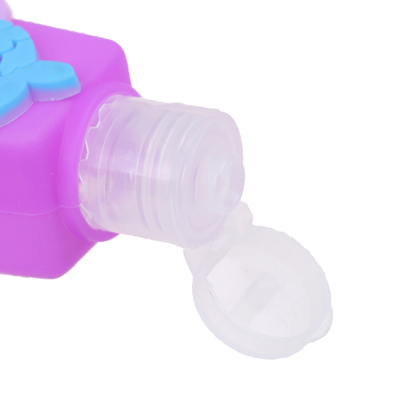 Chai Silicone Đựng Nước Rửa Tay Chống Vi Khuẩn Hình Nàng Tiên Cá