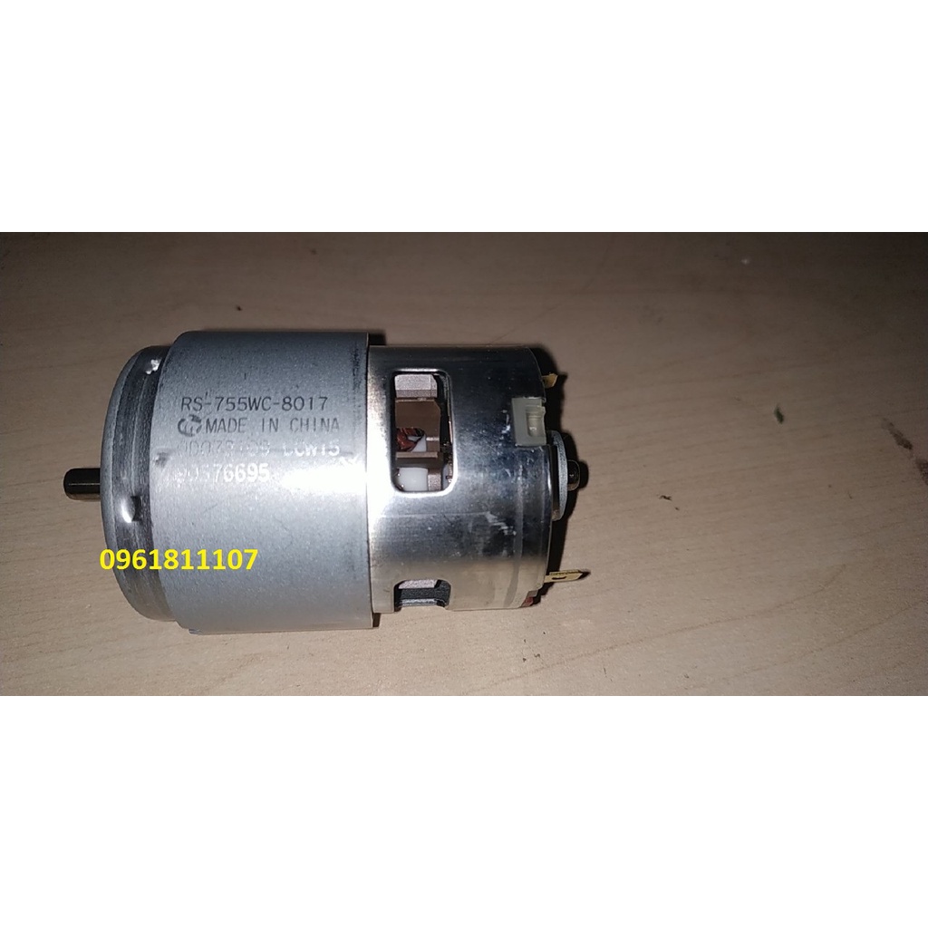 Motor 755 18V cho máy khoan pin, motor máy khoan pin 18V, motor máy cầm tay 18V, motor 18V cho máy khoan pin