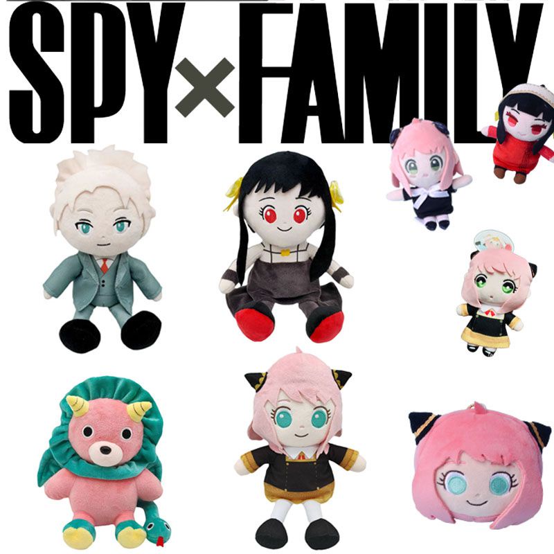 10/15/30 cm đồ chơi gấu bông hình anime Spy X Family Anya Yor Forger có dây treo cho bé