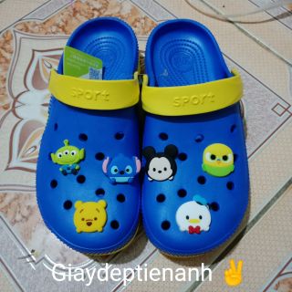 Dép sục kèm 6 stickers