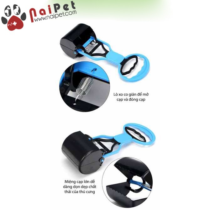 Hộp Hốt Phân Gắp Phân Càn Dài HP004