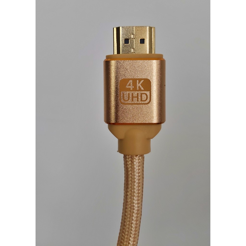 [Mã ELHACE giảm 4% đơn 300K] Cáp HDMI 2.0 bọc lưới chống nhiễu chuẩn 4K 60Hz Gold