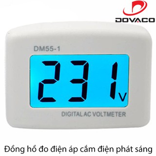 Đồng hồ đo điện áp cắm điện phát sáng